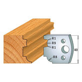 CMT 690.026 PROFILE KNIVES FOR INSERT SHAPER SYSTEM SP 1-37/64”x5/32”  (40x4mm)